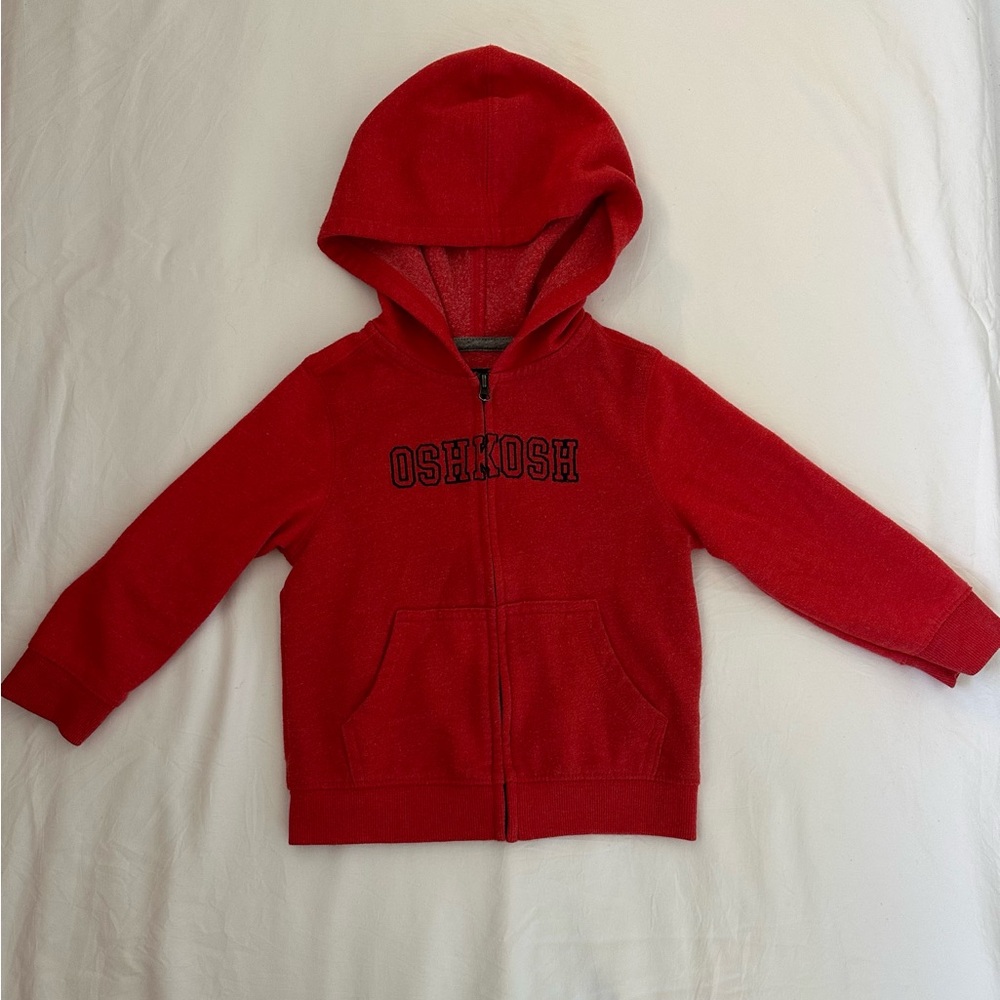 OshKosh B'gosh Vibrant Red Kids Hoodie